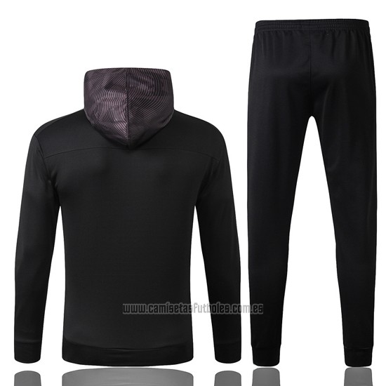 Chandal con Capucha del Borussia Dortmund 2019-2020 Negro